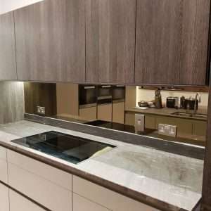 Bronze Mirror Splashback