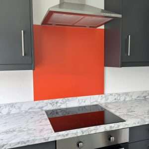 orange splashback