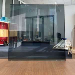 grey tinted glass