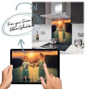 Personalised Glass Splashback