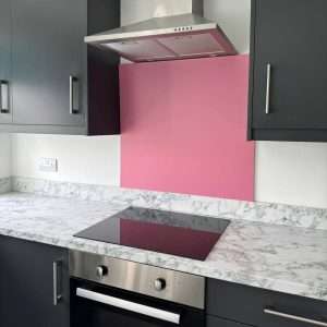 pink splashback