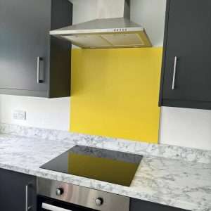 yellow splashback