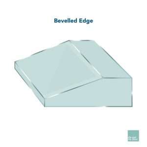bevelled glass edges