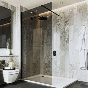 tinted glass shower screen