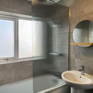 Bronze Reeded / Fluted Glass