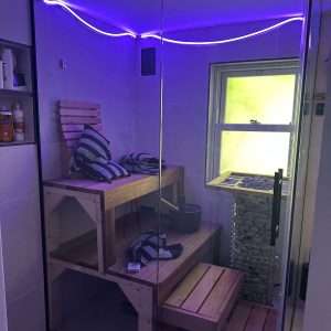 Custom Sauna & Steam Glass Door